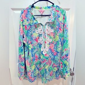 Lilly Mermaid Cove Tunic Popover